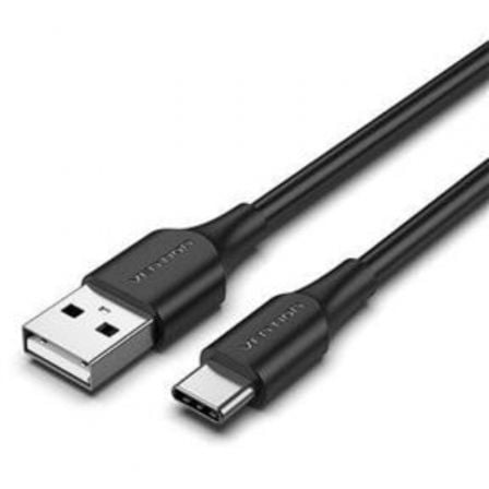 Cable USB 2.0 Tipo-C Vention CTHBH/ USB Tipo-C Macho - USB Macho/ 480Mbps/ 2m/ Negro - Frikibase