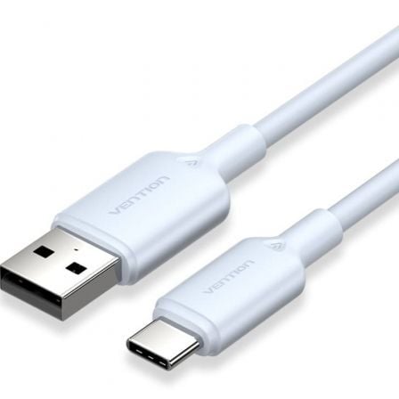 Cable USB 2.0 Tipo-C Vention CTQLH/ USB Tipo-C Macho - USB Macho/ Hasta 60W/ 480Mbps/ 2m/ Azul - Frikibase