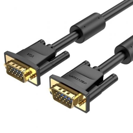 Cable SVGA Vention DAEBF/ VGA Macho - VGA Macho/ 1m/ Negro - Frikibase