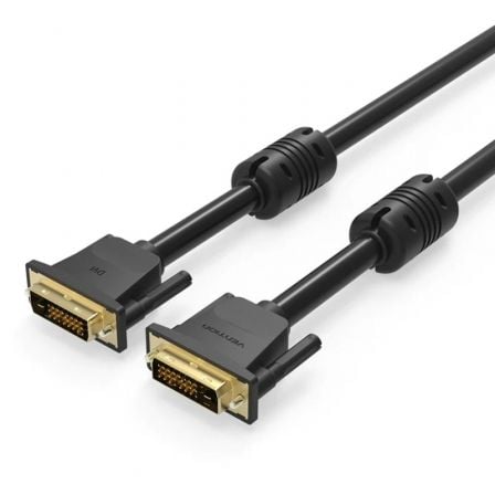 Cable DVI Vention EAABG/ DVI-D Macho - DVI-D Macho/ 1.5m/ Negro - Frikibase