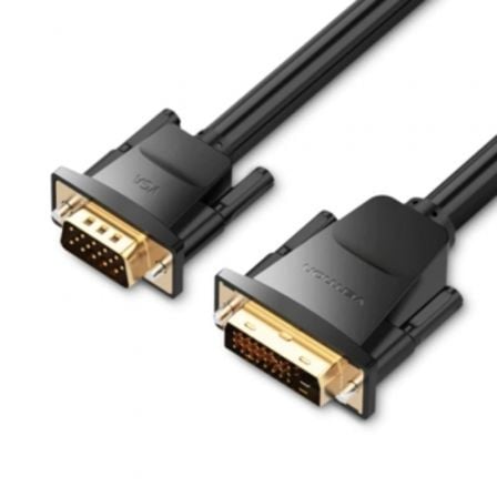 Cable Conversor Vention EABBG/ DVI Macho - VGA Macho/ 1.5m/ Negro - Frikibase