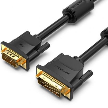 Cable Conversor Vention EACBH/ DVI-I Macho - VGA Macho/ 2m/ Negro - Frikibase