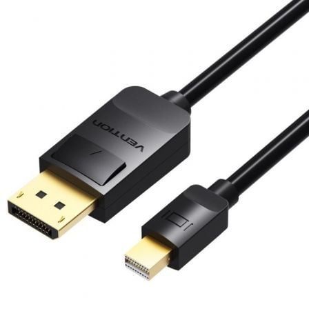 Cable DisplayPort Vention HAABG/ Mini DisplayPort Macho - DisplayPort Macho/ 1.5m/ Negro - Frikibase