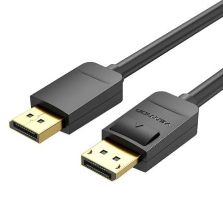 Cable DisplayPort 1.2 4K Vention HACBI/ DisplayPort Macho - DisplayPort Macho/ 3m/ Negro - Frikibase