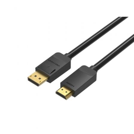 Cable Conversor Vention HADBG/ Displayport Macho - HDMI Macho/ 1.5m/ Negro - Frikibase
