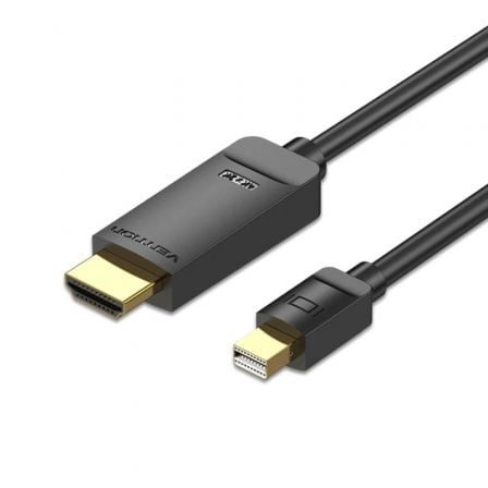 Cable Conversor Vention HAHBH/ Mini Displayport Macho - HDMI Macho/ 2m/ Negro - Frikibase