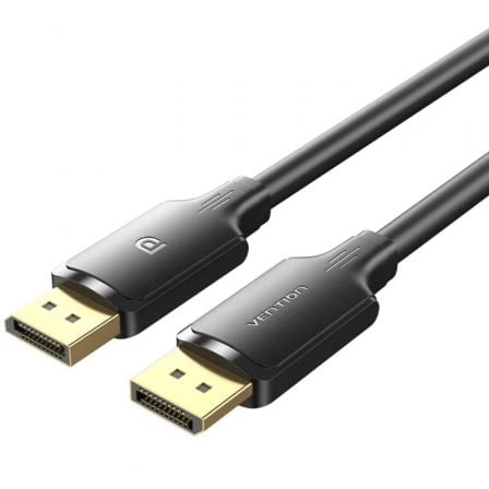 Cable DisplayPort 1.2 4K Vention HAKBL/ DisplayPort Macho - DisplayPort Macho/ 10m/ Negro - Frikibase