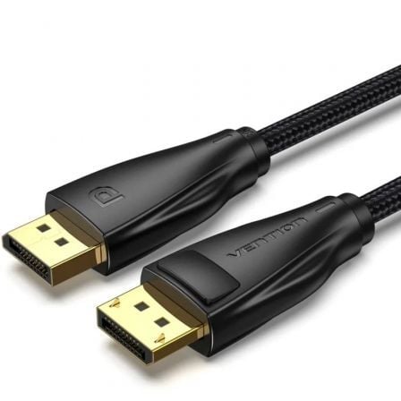 Cable DisplayPort 1.4 8K Vention HCCBH/ DisplayPort Macho - DisplayPort Macho/ 2m/ Negro - Frikibase