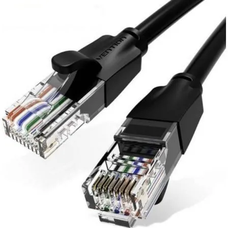 Cable de Red RJ45 UTP Vention IBEBQ Cat.6/ 20m/ Negro - Frikibase