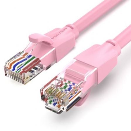 Cable de Red RJ45 UTP Vention IBEPH Cat.6/ 2m/ Rosa - Frikibase