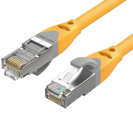Cable de Red RJ45 SFTP Vention IBHYF Cat.6a/ 1m/ Naranja - Frikibase