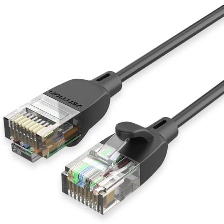 Cable de Red RJ45 UTP Vention IBIBD Cat.6A/ 50cm/ Negro - Frikibase