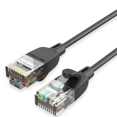 Cable de Red RJ45 UTP Vention IBIBJ Cat.6A/ 5m/ Negro - Frikibase