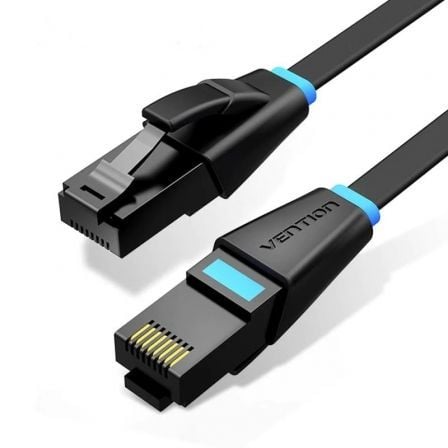 Cable de Red RJ45 UTP Vention IBJBN Cat.6/ 15m/ Negro - Frikibase