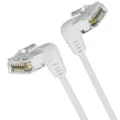 Cable de Red RJ45 UTP Vention IBOWI Cat.6A/ 3m/ Cabeza Rotatoria 360º/ Blanco - Frikibase