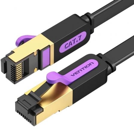Cable de Red RJ45 STP Vention ICABI Cat.7/ 3m/ Negro - Frikibase