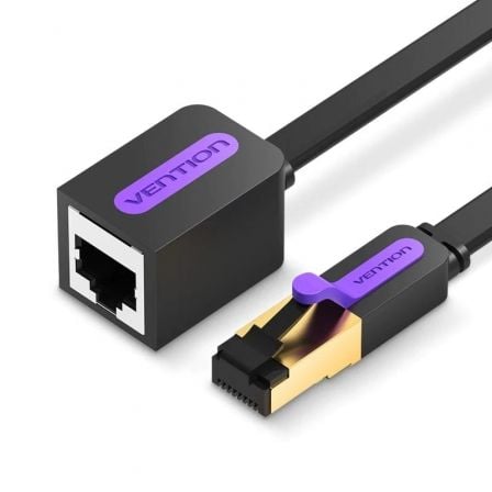 Cable Alargador de Red RJ45 UTP Vention ICBBI Cat.7/ 3m/ Negro - Frikibase