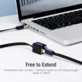 Cable Alargador de Red RJ45 UTP Vention ICBBI Cat.7/ 3m/ Negro – imagen 2