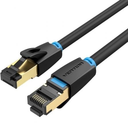 Cable de Red RJ45 SFTP Vention IKABL Cat.8/ 10m/ Negro - Frikibase