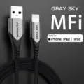 Cable USB 2.0 Lightning Vention LABHH/ USB Macho - Lightning Macho/ 2m/ Gris – imagen 2