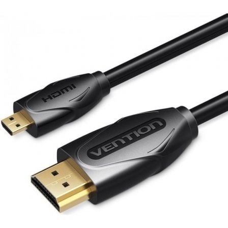 Cable HDMI Vention VAA-D03-B150/ HDMI Macho - Micro HDMI Macho/ 1.5m/ Negro - Frikibase