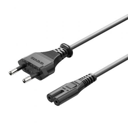Cable Alimentación Forma 8 Vention ZCLBAC/ CEE7/16 Macho - C7 Hembra/ 1.8m - Frikibase