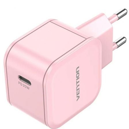 Cargador de Pared GaN Vention FEJP0-EU/ 1xUSB Tipo-C/ 20W - Frikibase