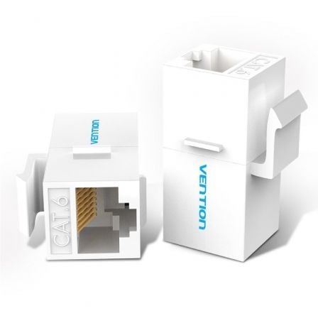 Conector RJ45 Vention IPGW0-5 Cat6 UTP/ 5 uds/ Blanco - Frikibase