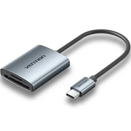 Lector de Tarjetas Externo Vention CLOHB/ USB Tipo-C - Frikibase