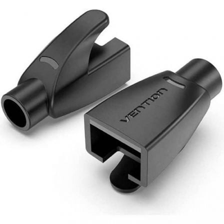 Funda Protectora RJ45 Vention IODB0-50/ 50 uds/ Negra - Frikibase