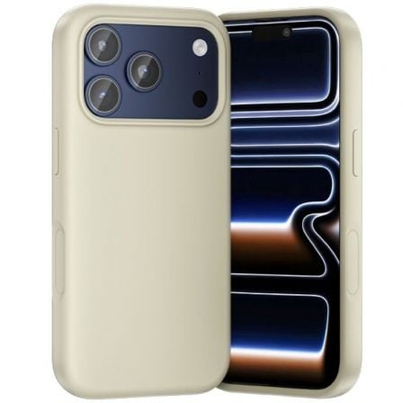 Funda Silicona con Magsafe Vention KVCNCB-30/ Compatible con iPhone 17 Pro/ Beige - Frikibase
