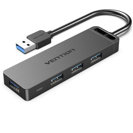 Hub USB 3.0 Vention CHLBB/ 4xUSB/ 1xMicroUSB PD - Frikibase