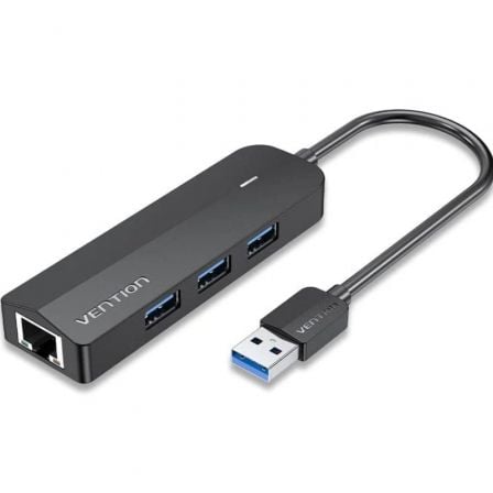 Hub USB 3.0 Vention CHNBB/ RJ45/ 3xUSB/ 1xMicroUSB PD - Frikibase