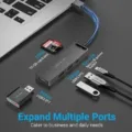 Hub USB 3.0 Vention CHVBB/ 3xUSB/ 1xMicroUSB PD/ 1xLector Tarjetas – imagen 3