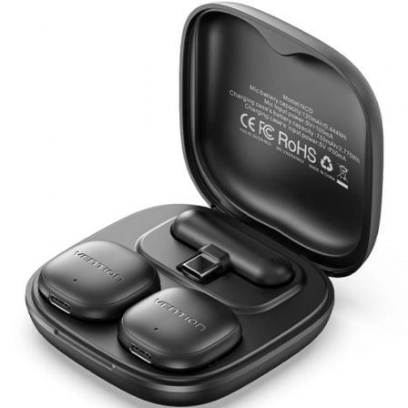 Micrófono Inalámbrico con Clip Vention Lavalier NCDB0/ USB Tipo-C/ Lightning/ Incluye Receptor/ 2 unidades - Frikibase