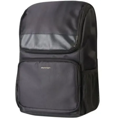 Mochila Vention KROB0 para Portátiles hasta 15.6"/ 19L/ Impermeable/ Negra - Frikibase