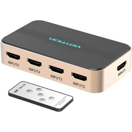 Duplicador HDMI Vention ACDG0/ 5x HDMI Hembra - HDMI Macho - Frikibase