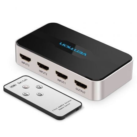 Duplicador HDMI Vention AFFH0/ 4x HDMI Hembra - HDMI Macho - Frikibase