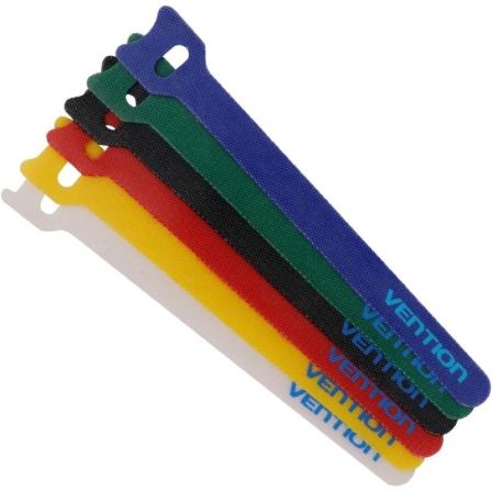 Tira Organizadora de Cables Vention KAC00/ 15cm/ Pack de 6 - Frikibase