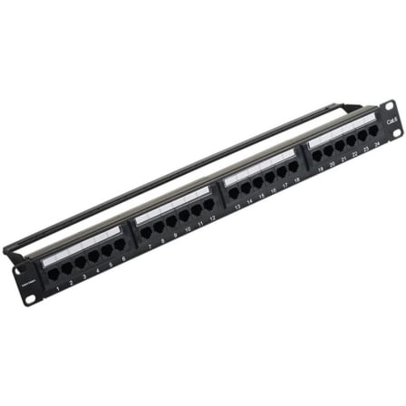 Patch Panel Aisens KGCB0/ 24 Puertos/ Cat.6 - Frikibase