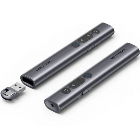 Presentador Inalámbrico Vention KQIH0/ 2.4GHz/ Gris - Frikibase