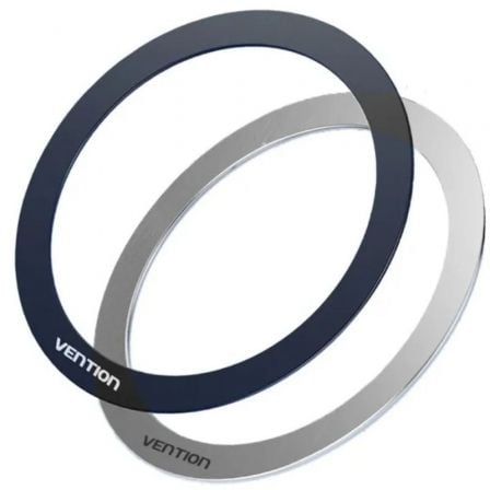 Pack 2 Pegatinas Universales para Anillos de Metal Magnéticos Vention KQOB0/ Compatible con Smartphones - Frikibase