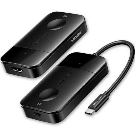 Adaptador/Transmisor de vídeo inalámbrico USB Tipo-C - HDMI Vention ADOBB/ 60W - Frikibase