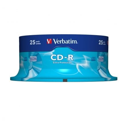 CD-R Verbatim Datalife 52X/ Tarrina-25uds - Frikibase