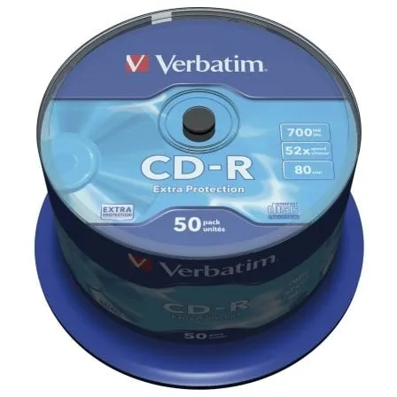 CD-R Verbatim Datalife 52X/ Tarrina-50uds - Frikibase