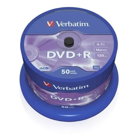DVD+R Verbatim Advanced AZO 16X/ Tarrina-50uds - Frikibase