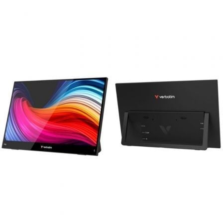 Monitor Portátil Táctil Verbatim Touch Light 14"/ Full HD/ Multimedia/ Negro - Frikibase