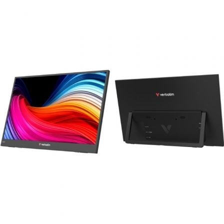 Monitor Portátil Verbatim Non-Touch Light 15.6"/ Full HD/ Multimedia/ Negro - Frikibase