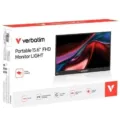 Monitor Portátil Verbatim Non-Touch Light 15.6"/ Full HD/ Multimedia/ Negro – imagen 5