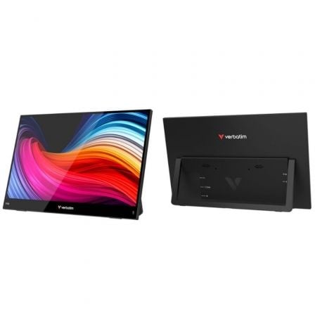 Monitor Portátil Táctil Verbatim Touch Light 15.6"/ Full HD/ Multimedia/ Negro - Frikibase
